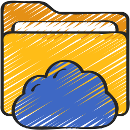 Cloud folder icon