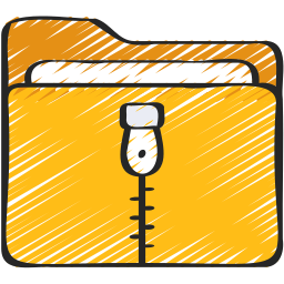 Zip folder icon