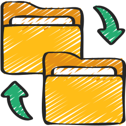 Data transfer icon