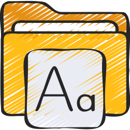 Font file icon