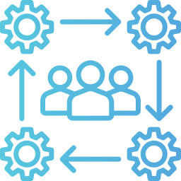 gestion d'équipe Icône
