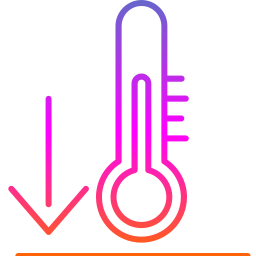 niedrige temperatur icon