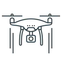 quadrocoptère Icône