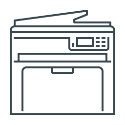 multifunctionele printer icoon