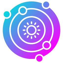 sistema solar Ícone