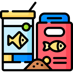 Fish food icon