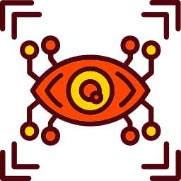 Cyber eye icon