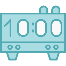 Digital clock icon