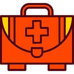 First aid kit icon