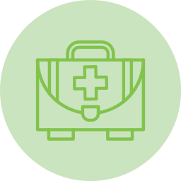 First aid kit icon