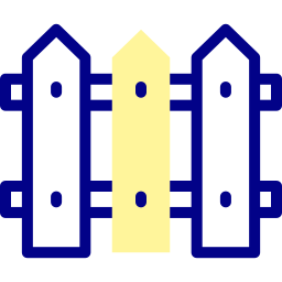 clôture Icône