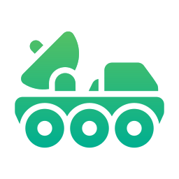 Military vehicle icon