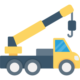 Crane truck icon