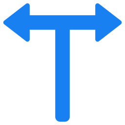 T junction icon