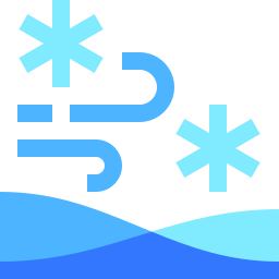 Snow storm icon