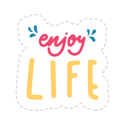 Enjoy sticker