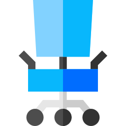 Desk chair icon