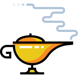 Magic lamp icon