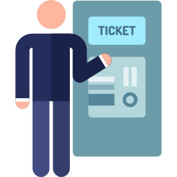 distributeur de tickets Icône