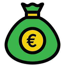 Money sack icon