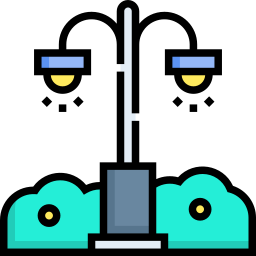 Street lamp icon