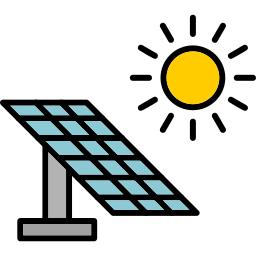 Solar panel icon