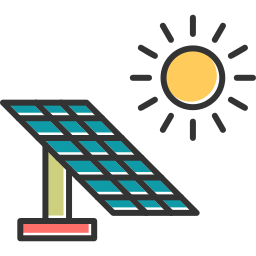 painel solar Ícone