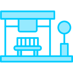 ponto de ônibus Ícone