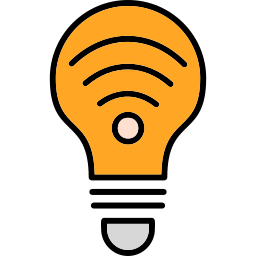 Smart bulb icon