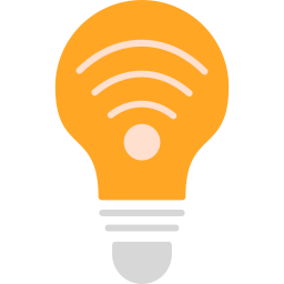 Smart bulb icon