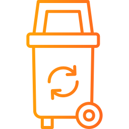 Trash bin icon