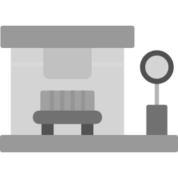 fermata dell'autobus icona