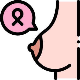 Breast cancer icon