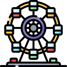 Ferris wheel icon