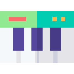 Piano keyboard icon