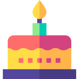 Birthday cake icon