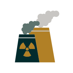 Nuclear power icon