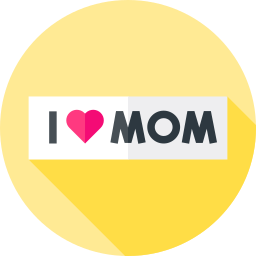 eu amo mamãe Ícone