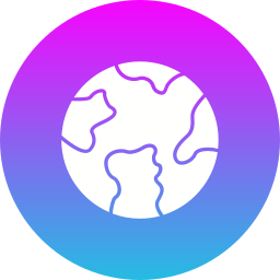 Planet earth icon