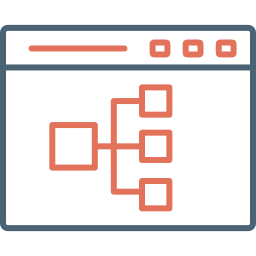 diagramma di flusso icona