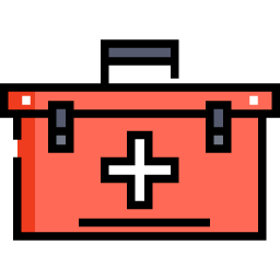 First aid kit icon