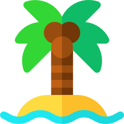 Coconut tree icon