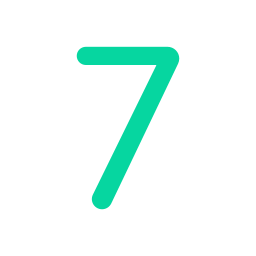 numero 7 Ícone