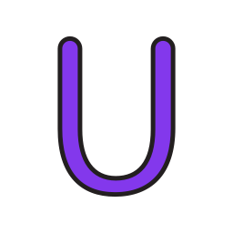 Letter u icon