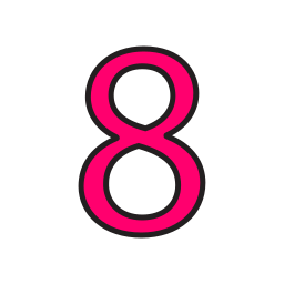 Number 8 icon