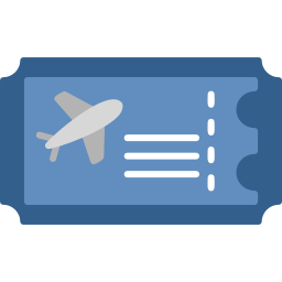 Plane ticket icon