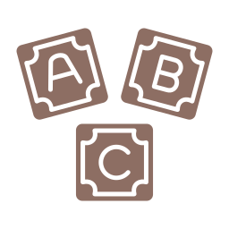 Abc block icon