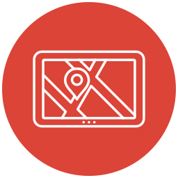 Gps navigation icon