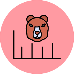 Bear market icon