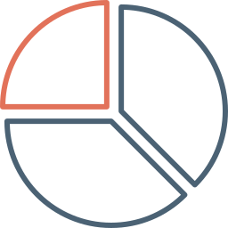 diagramme circulaire Icône